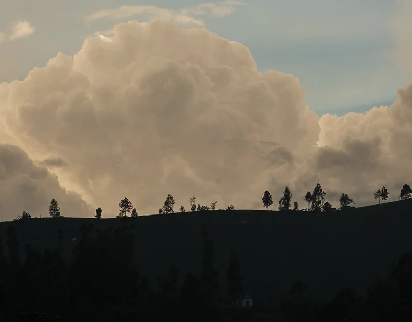 Clouds and Landscape — by Rihaan Kujur